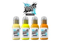 Mélange pour Tatouage World Famous Limitless Shades of Yellow Collection - 4x 1o