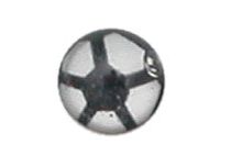 Boule acier push clip 2,3mm logo N°15