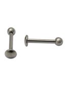 Labret Titane Disque 4 mm Métal | Itc