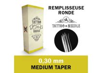 Aiguilles Round Shader (RS) stérile 0,30 mm - Medium Taper | Tattoo Needle