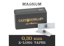 Cartouches de tatouage M+ Magnum (M1) - Ø 0.30 mm - XLong Taper | Itc