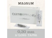 Cartouches de tatouage M2 Magnum (M1) - Ø 0.30 mm - XLong Taper | Itc