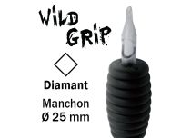 Tube stérile Buse diamant - Grip caoutchouc 25 mm | Wild Grip