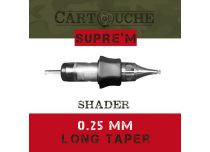 Cartouches de tatouage Supre'm Remplisseuse (RS) - Ø 0.25mm - Long Taper | Itc