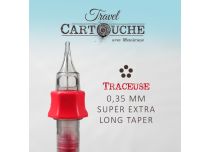 Cartouche de tatouage Travel Traceuse (RL) - Ø 0,35 mm - Super Xlong Taper | ITC