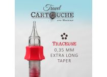 Cartouche de tatouage Travel Traceuse (RL) - Ø 0,35 mm - Xlong Taper | ITC