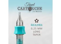 Cartouche de tatouage Travel Rempliseuse (RS) - Ø 0,25 mm - Long Taper | ITC