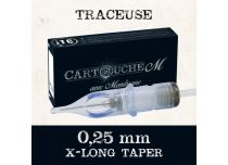 Cartouches de tatouage M Traceuse (RL) - Ø 0.25 mm - XLong Taper | Itc