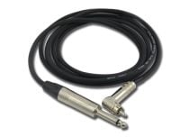 Clip Cord VMOTHS Jack 6,35 / RCA coudé Longueur 2m Noir