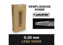 Aiguilles Round Shader (RS) stérile 0,30 mm - Long Taper | Kwadron