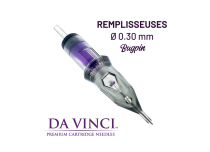 Remplisseuse (RS) -Bugpin - 0,30 mm | Cartouches de tatouage DA VINCI V2