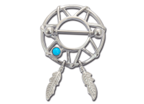 Bijou de Téton Acier Clickers Dream Catcher | Itc