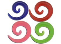 Elargisseur Spirale Acrylique Coloré | Itc