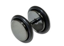 Faux Plug Acier noir | Itc