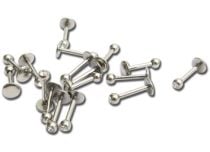 Lot de Labret Acier à Boule Cristal 3 mm | Itc