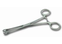 Pince clamp Inox petit rond 4.5 x 8mm long. 15.5 cm