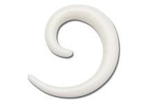 Elargisseur Spirale Acrylique Blanc | Itc